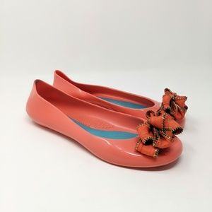 Oka B Coral  Ballet Jelly Flats